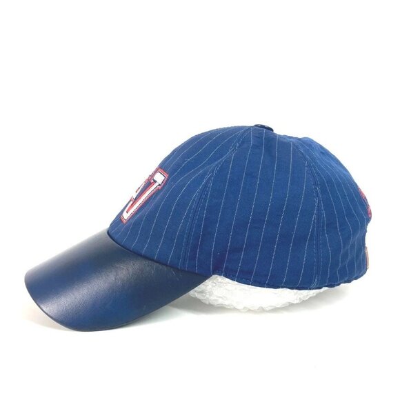 LOUIS VUITTON M7007M Newsboy cap-LV Varsity hat cap baseball cap cotton Navy main image 6